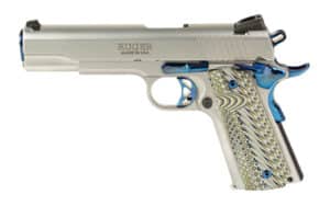 Ruger SR1911 .45 ACP full-size pistol 5 inch barrel stainless with cobalt blue PVD parts