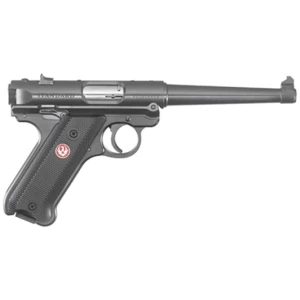 Ruger Mark IV Standard .22 LR pistol 6-inch barrel checkered synthetic grip fixed sights