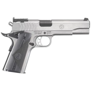 Ruger SR1911 Target 9mm 5 inch stainless pistol with G-10 grips