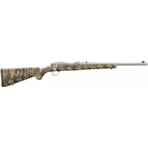 Ruger 77/357 .357 Magnum 18.5in threaded barrel rifle with Desolve Bare Reduced camo synthetic stock