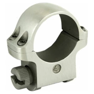 Ruger 90282 medium 1-inch stainless steel scope ring, single