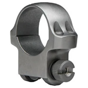 Ruger Hawkeye stainless medium 30mm scope ring, single, fits up to 42mm objective