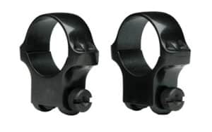 Ruger M77 blued 1-inch high steel scope rings, 2-piece set