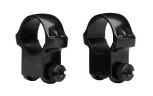 Ruger M77 blued 30mm high scope rings two-piece set