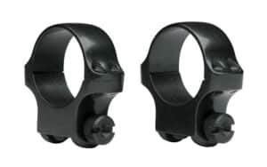 Ruger M77 medium blued 1-inch scope rings 4B/5B two-piece set
