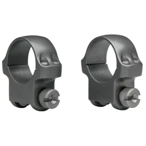 Ruger M77 1 inch medium matte blued steel scope rings 2-pack