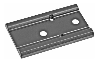 Ruger 57 optic adapter plate, black hardcoat aluminum, compatible with Burris FastFire and Vortex red dots