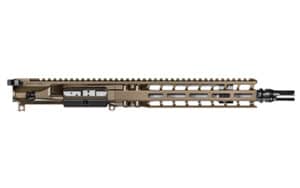 Radian Weapons complete AR-15 upper 10.5 inch .223 Wylde Cerakote brown with M-LOK handguard