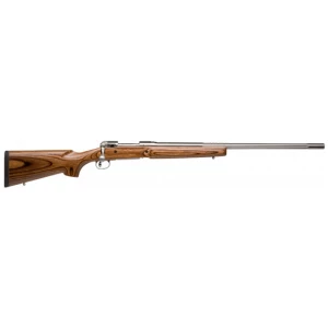 Savage 12 Varminter .243 Win 26in fluted stainless barrel wood laminate stock