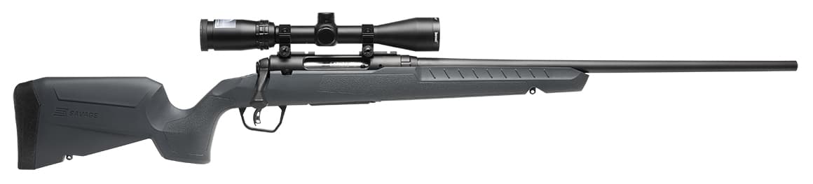 Savage Axis 2 XP Compact Gen II 6.5 Creedmoor 20in gray synthetic stock with 3-9x40 scope
