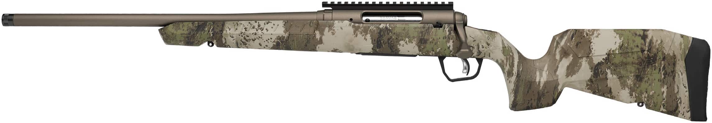 Savage Axis 2 Pro Woodland left-hand .223 Rem 20in bolt-action rifle with camo synthetic stock