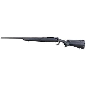 Savage AXIS left-hand 22-250 REM bolt-action rifle with 22-inch carbon-steel barrel and black synthetic stock