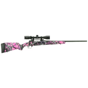Savage 110 Apex Hunter Muddy Girl .308 Winchester rifle with Vortex 3-9x40 scope