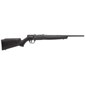 Savage B22 Compact .22 WMR 18-inch bolt-action rifle matte blued barrel black synthetic stock
