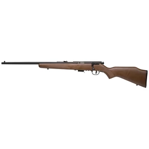 Savage 93 G left-hand .22 WMR bolt-action rifle with hardwood Monte Carlo stock and blued barrel