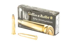 Sellier & Bellot .22 Hornet 45 gr jacketed soft point 20-round box