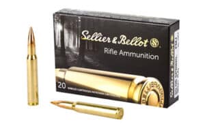 Sellier & Bellot .30-06 Springfield 180 gr FMJ 20-round box, brass-cased
