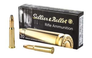 Sellier & Bellot 30-30 Winchester 150gr SP 20rd box brass-case ammunition