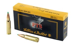 Sellier & Bellot 6.8mm Rem SPC 110gr PTS polymer tip 20rd box