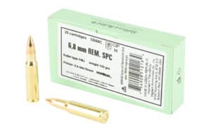 Sellier & Bellot 6.8mm Remington SPC 110gr FMJ 20rd box