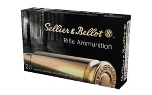 Sellier & Bellot SB757C 7x57mm 173gr jacketed soft point ammunition box