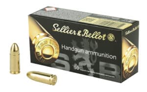Sellier & Bellot 9mm Luger 115gr FMJ 50rd box