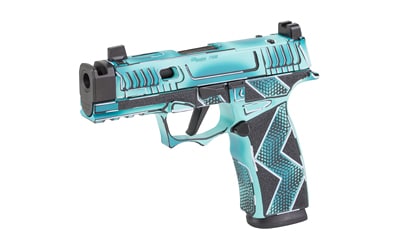 Sig Sauer SCT Anime Macro P365X 9mm blue and black anime Cerakote finish