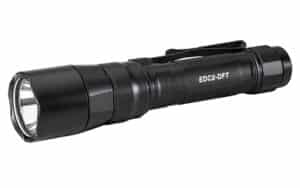 SureFire EDC2-DFT Turbo black anodized everyday carry flashlight, 700 lumens, SF18650B/CR123A compatible
