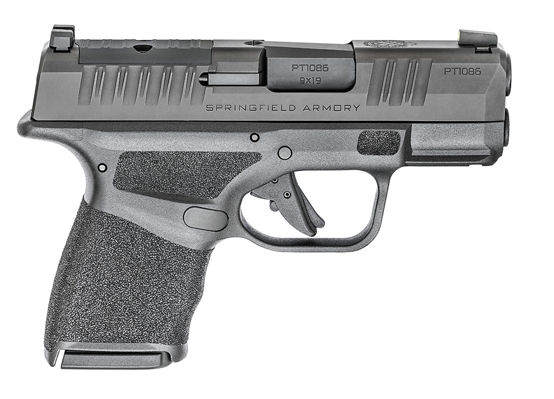 Springfield Armory Hellcat OSP micro-compact 9mm pistol, 3-inch barrel, black finish