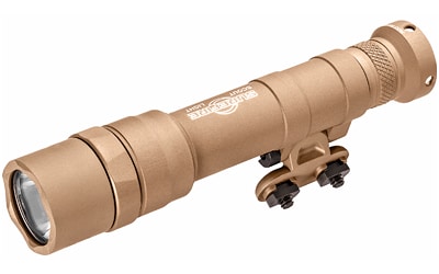 SureFire M640DF Dual Fuel Scout Light Pro 1500 lumens tan mounted on rail