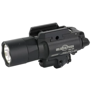 SureFire X400T-A Turbo weaponlight with integrated green laser, black anodized finish