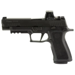 Sig Sauer P320 X-Full 9mm 4.7in ROMEO-X reflex pistol in black with two 17-round magazines