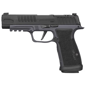 SIG Sauer P365AXG Fuse 9mm pistol gray and black, optic-ready slide, 4.3 inch barrel