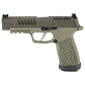 Shark Coast Tactical Sig Sauer P365 FUSE 9mm 4.3in Debo Green pistol with Romeo-RS optic