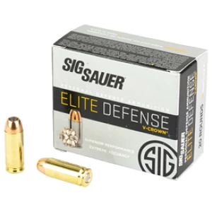 Sig Sauer Elite V-Crown 10mm JHP 20-round box