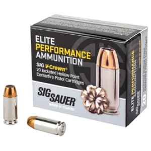 Sig Sauer Elite V-Crown .40 S&W 165 gr JHP 20-round box product image