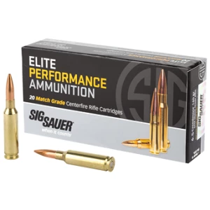 SIG Sauer Elite Match 6.5 Creedmoor 140 gr OTM box of 20 rounds