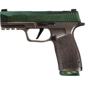 Sig Sauer Shark Coast Tactical Cypress Raptor Macro 365 green slide with flat dark earth frame