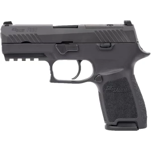 Sig Sauer P320 Compact 9mm 3.9 in pistol, black, SIGLITE night sights