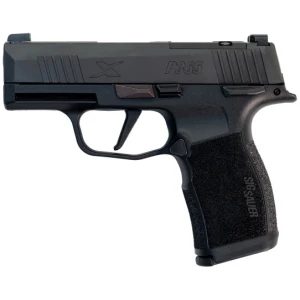 Sig Sauer P365X 9mm Micro-Compact pistol, 3.1 inch barrel, XSeries grip, black Nitron finish
