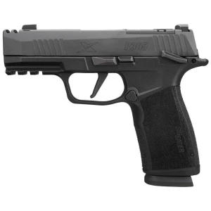 Sig Sauer P365 X-Macro Comp 9mm 3.1in black pistol with XRay3 sights and two 10-round magazines