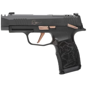 Sig Sauer P365-XL ROSE COMP 9mm pistol 3.1-inch barrel black with rose-gold controls