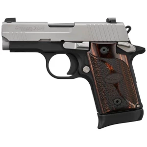 Sig Sauer P938 two-tone 9mm 3-inch XRAY3 walnut grips