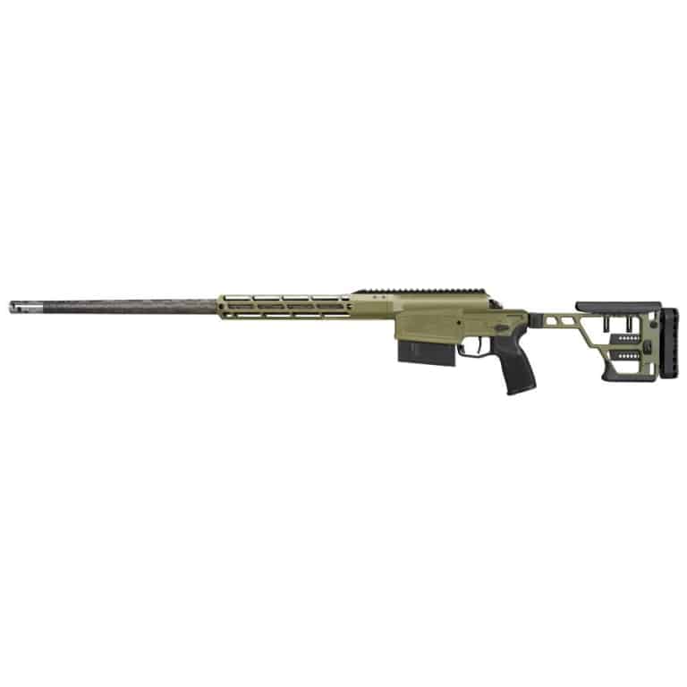 Sig Sauer Cross-Magnum Sawtooth .300 Win Mag 24-inch rifle in moss green with folding precision stock
