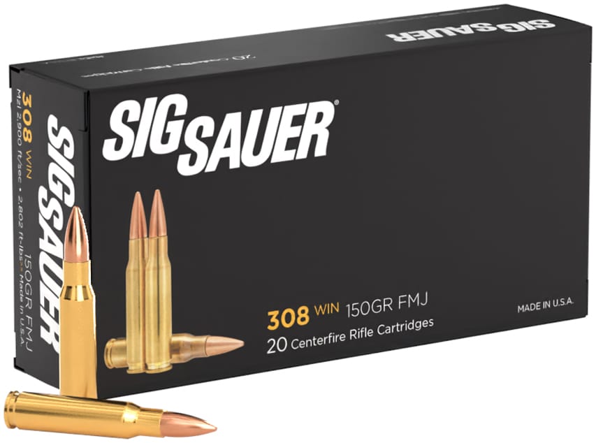 Sig Sauer Elite Ball .308 Win 150 gr FMJ - 20 round box