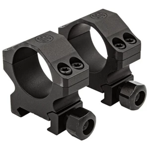 Sig Sauer Alpha 1 1-inch Medium Scope Rings, 6061-T6 Aluminum, Matte Black