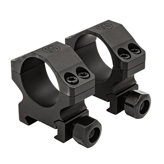 Sig Sauer Alpha 1 1-inch Medium Scope Rings, 6061-T6 Aluminum, Matte Black