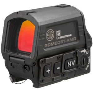 Sig Sauer Romeo8T-AMR 1x40mm red dot sight, Quad Ballistic Circle Dot 2.0, black