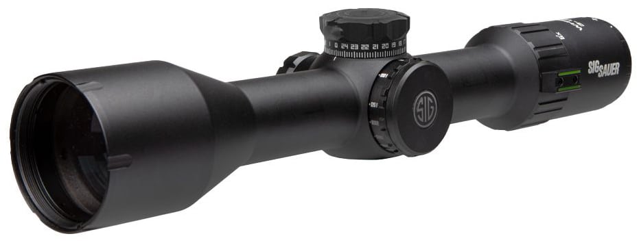 SIG SAUER Whiskey6 3-18x44 rifle scope, 30mm tube, Quadplex reticle, black