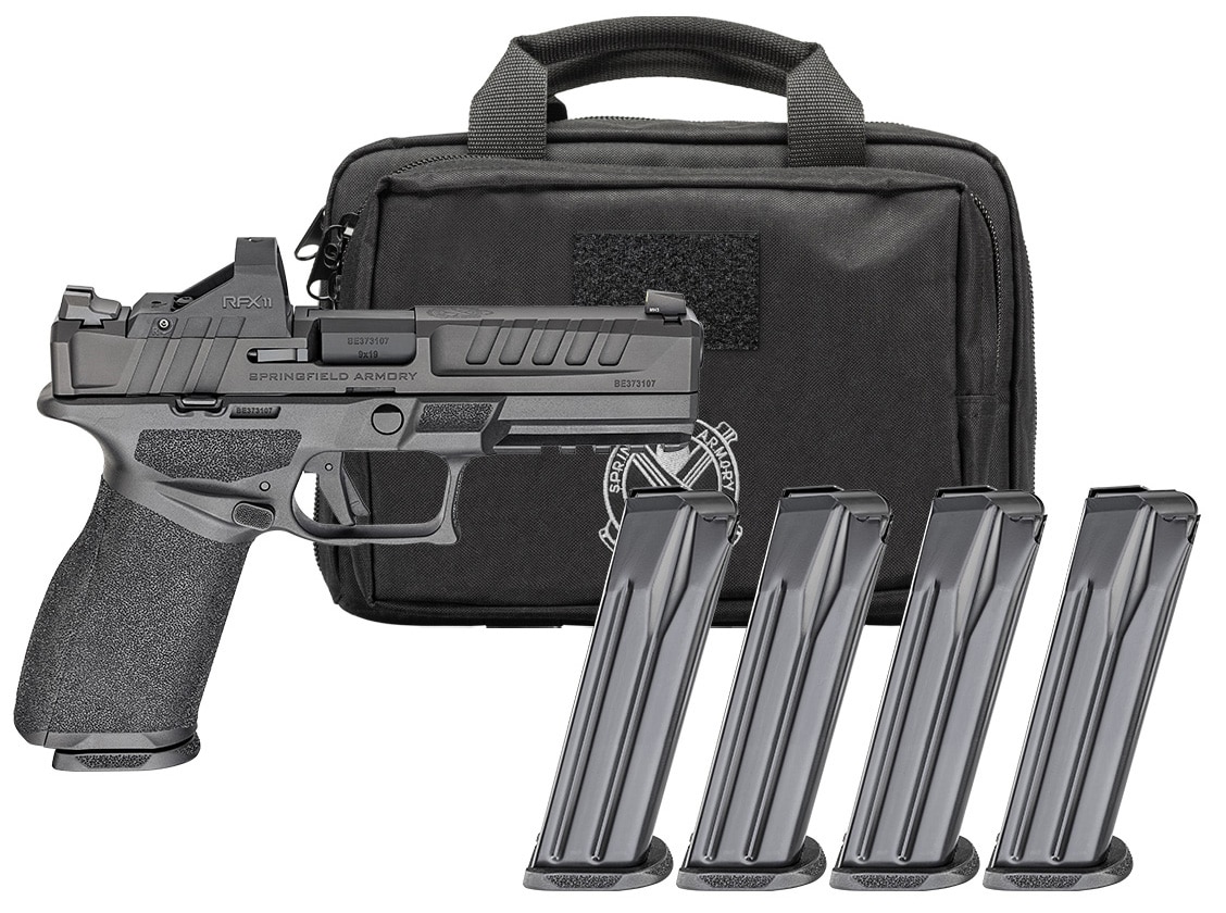 Springfield Armory Echelon 9mm 4.5in Gear Pac with Viridian RFX11 and four 10-round magazines